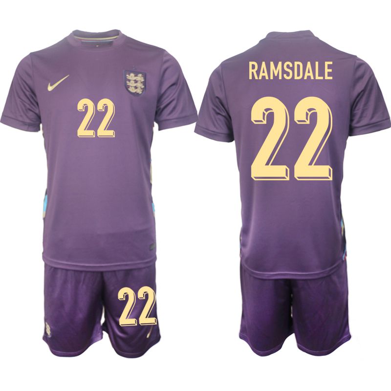 Men 2024-2025 Season England away purple #22 Soccer Jersey->->Soccer Country Jersey